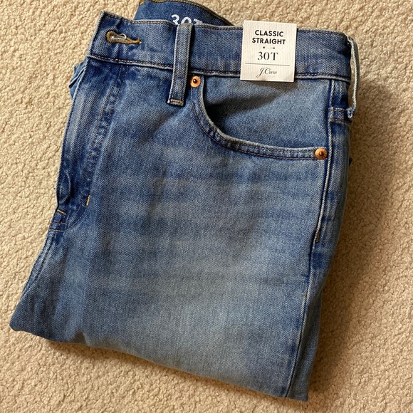 J. Crew Denim - NWT J.Crew high-rise Classic Straight Jeans 30T